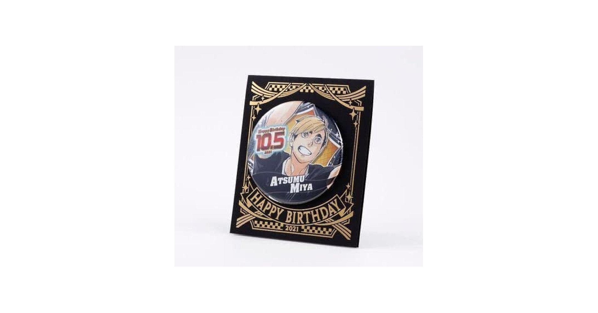 ハイキュー!! 宮治 バースデイ缶バッジ ジャンプショップ 2021 ハイキュー！！』バースデイ缶バッジ 宮治 BD4: アクセサリー